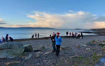 Clean up of the beach in Salthill