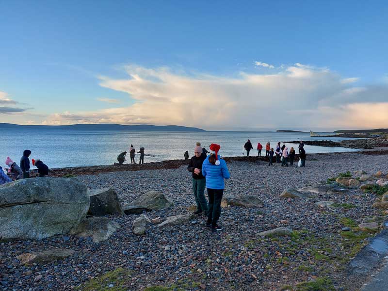 Clean up of the beach in Salthill